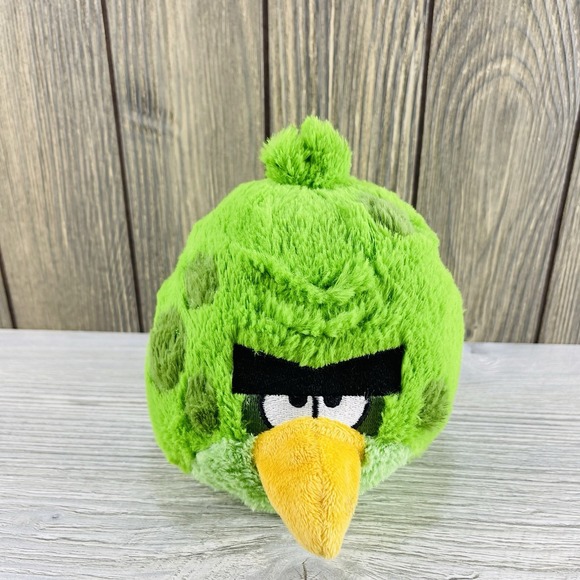 ANGRY BIRDS Space Green Spots Terence Plush NO Sound 6" - Picture 8 of 16